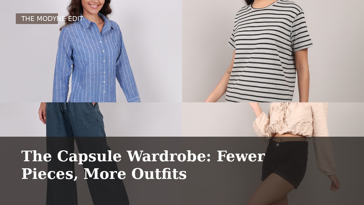 The Capsule Wardrobe: Fewer Pieces, More Outfits