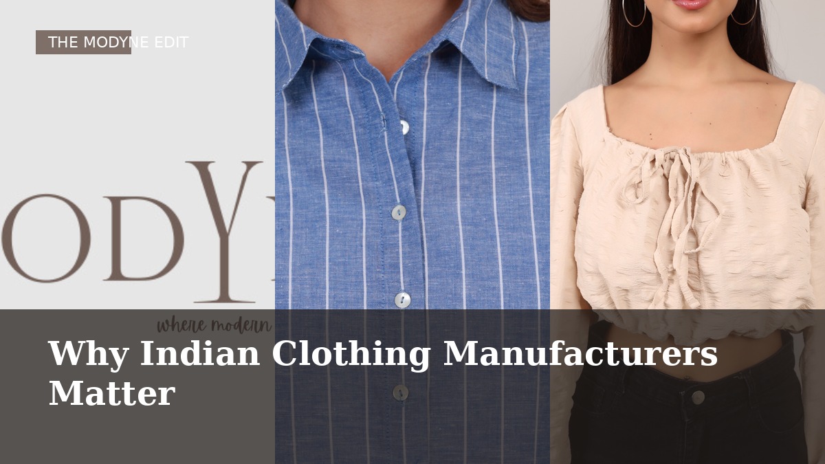 Why Indian Clothing Manufacturers Matter